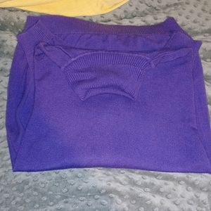 Purple Men's Small Turtleneck Sweater